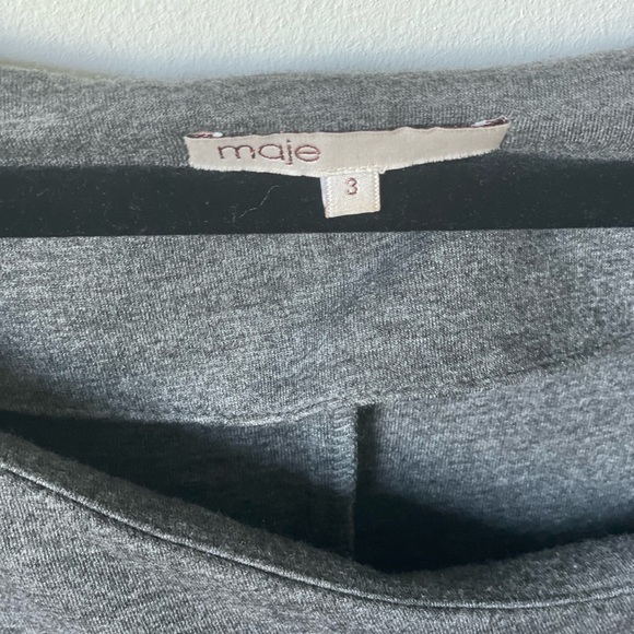 Maje grey dress - size 3 or US M/L - Picture 3 of 3